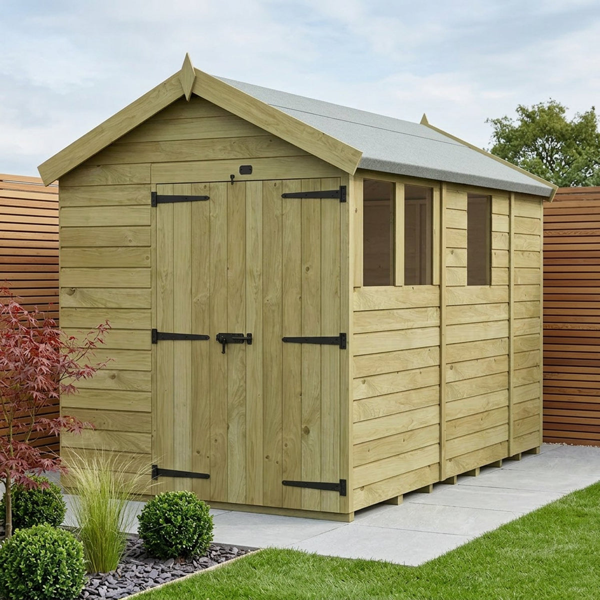 DIY Sheds – Apex Shed – Double Door – view 120