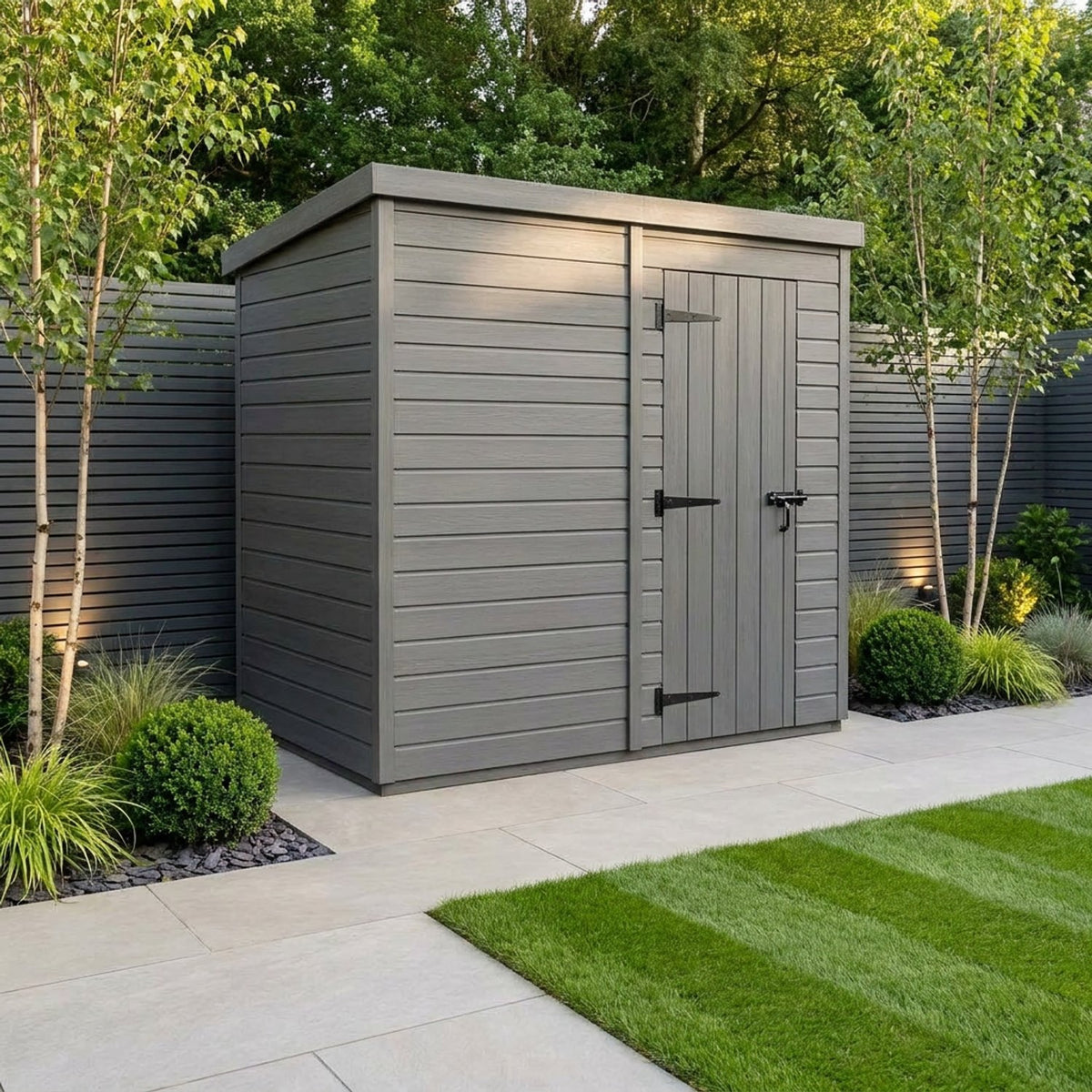 DIY Sheds – Composite Pent Shed – view 213