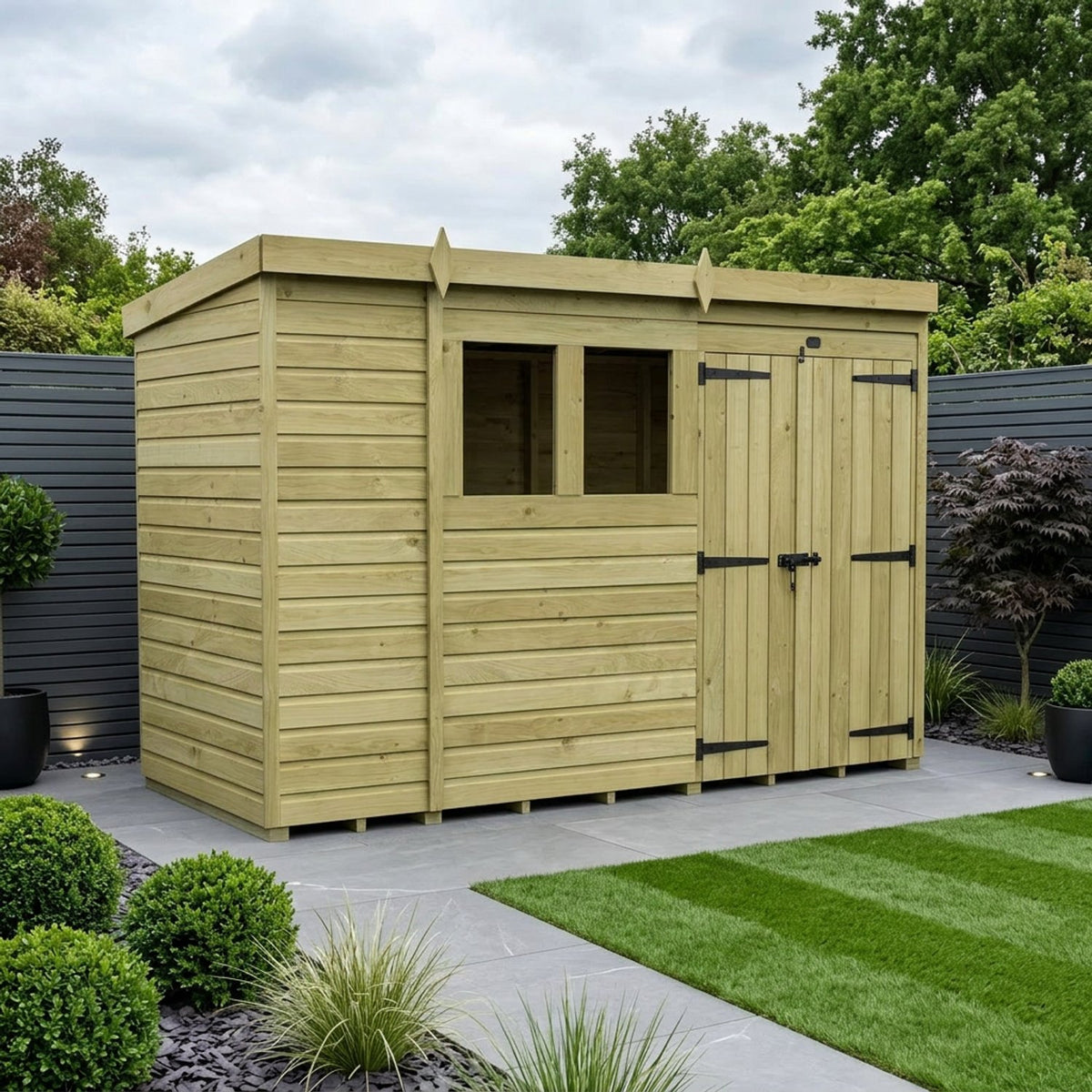 DIY Sheds – Pent Shed – Double Door – view 18