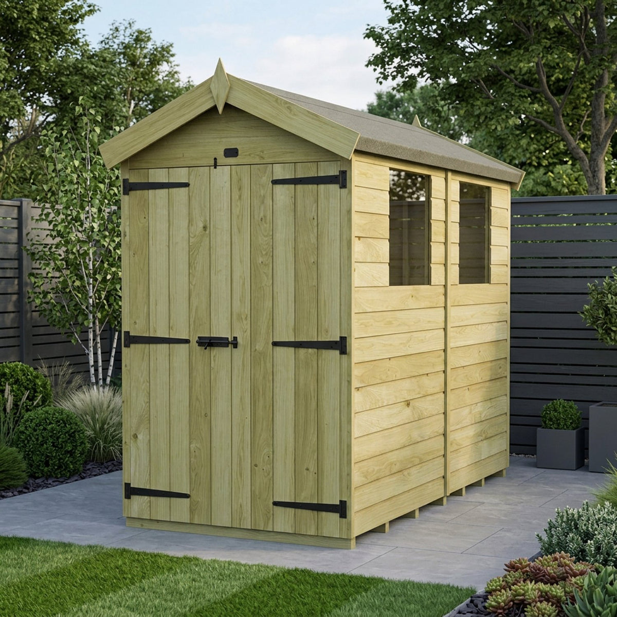 DIY Sheds – Apex Shed – Double Door – view 44