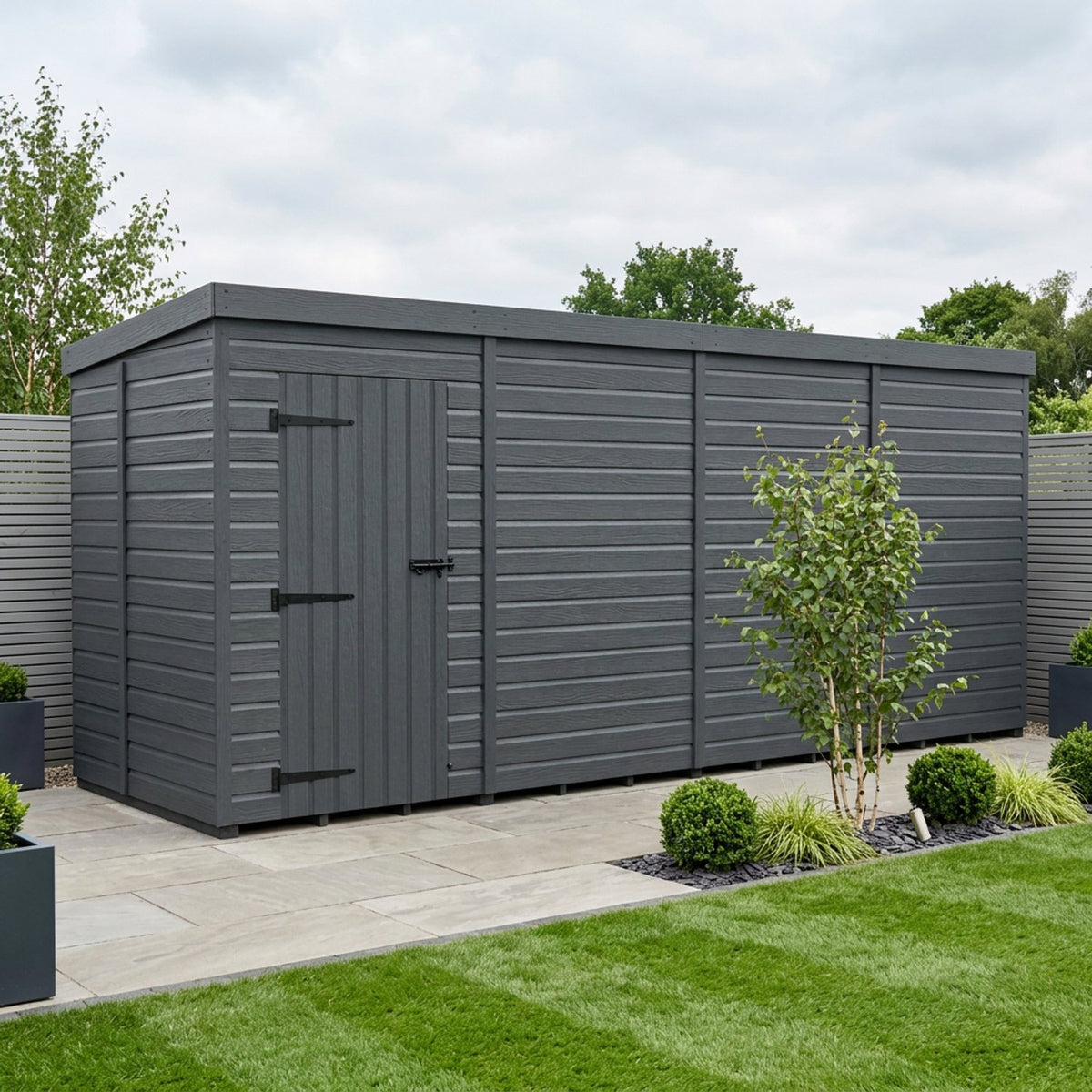 DIY Sheds – Composite Pent Shed – view 89