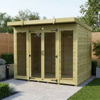 DIY Sheds – Pent Full Glass Summer House