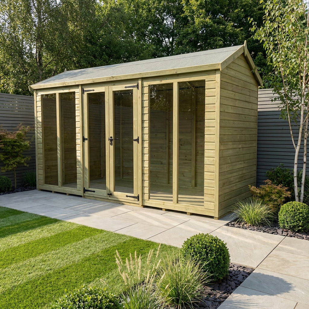 DIY Sheds – Apex Full Glass Summer House
