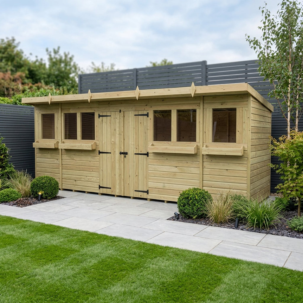 DIY Sheds – Pent Summer Shed