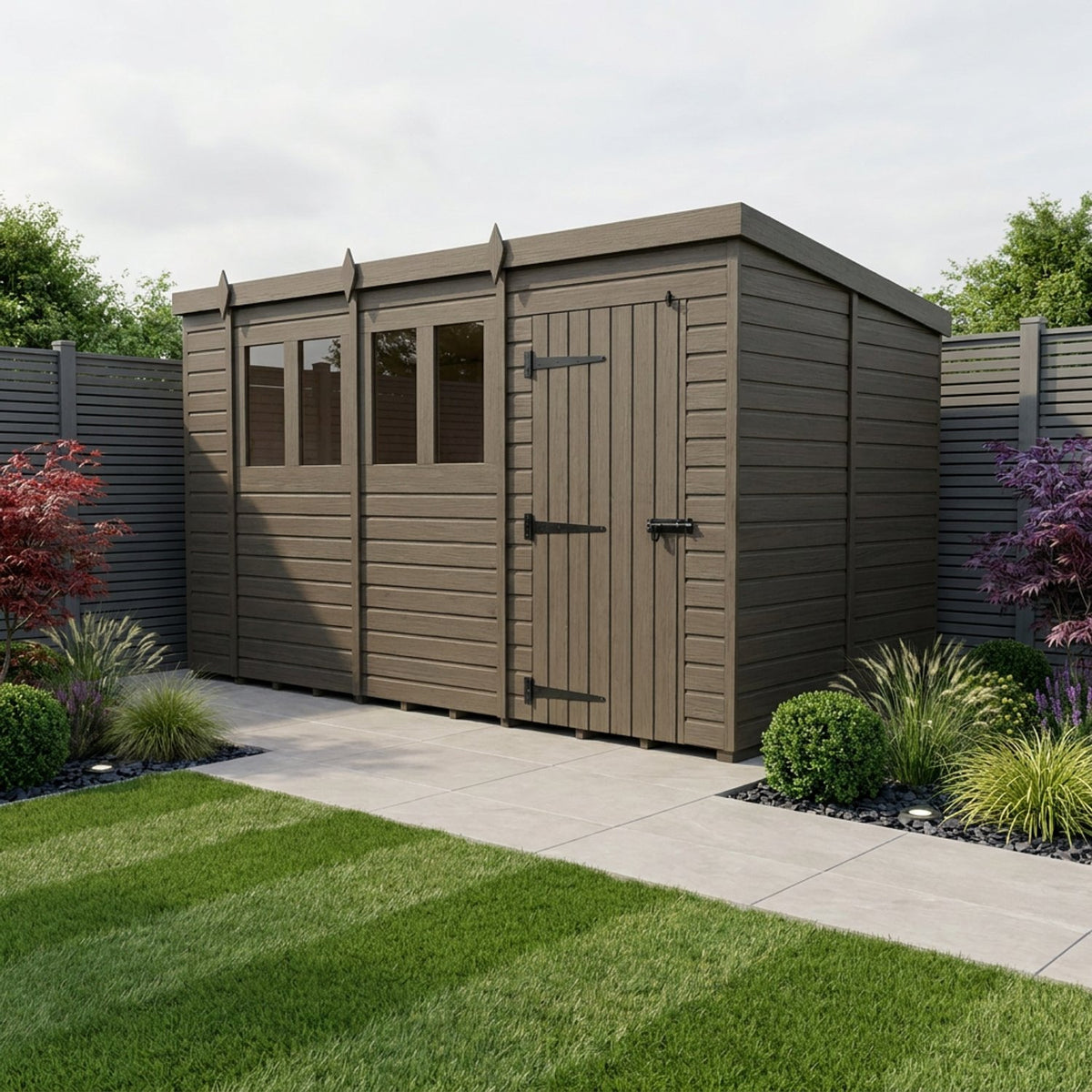 DIY Sheds – Composite Pent Shed – view 78