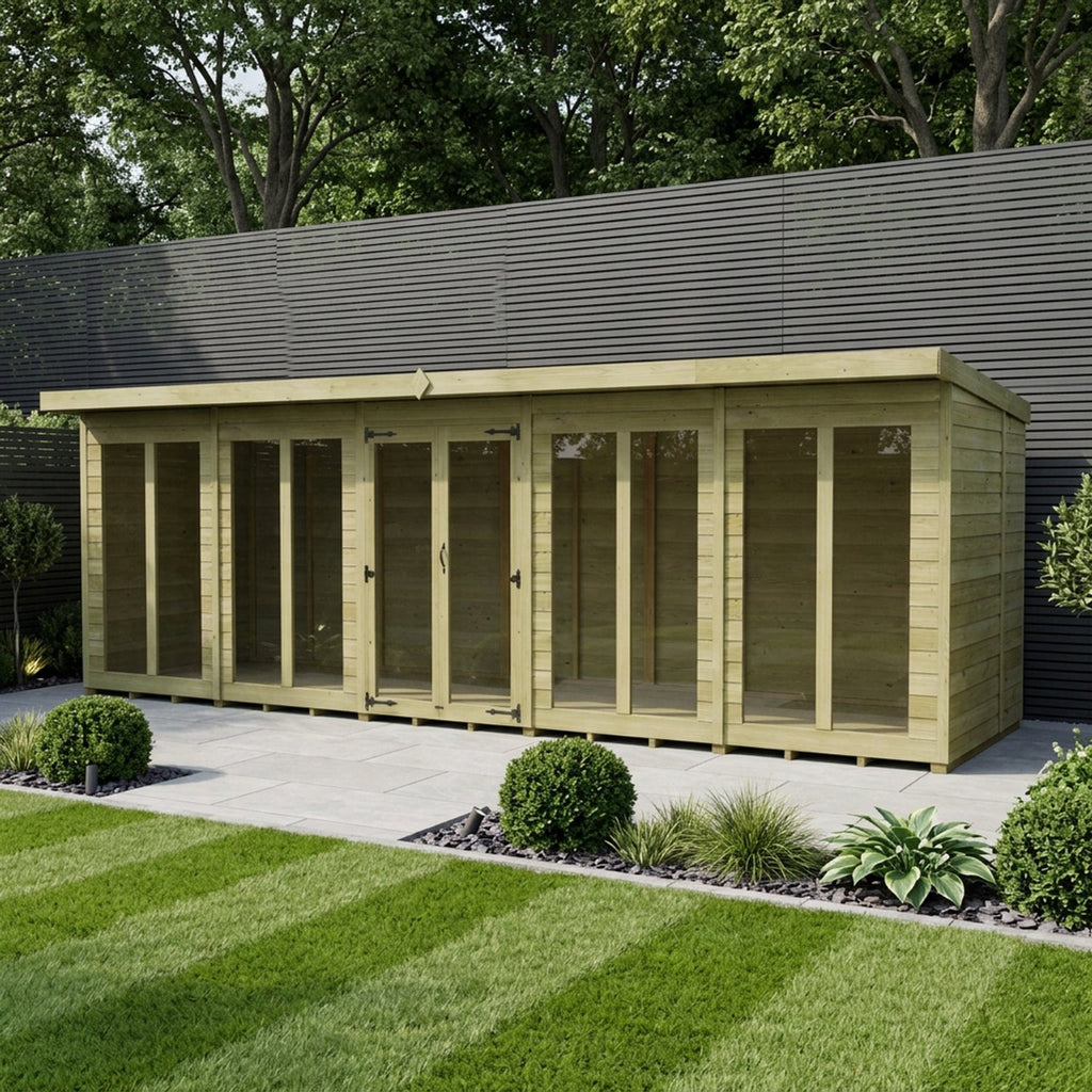 DIY Sheds – Pent Full Glass Summer House