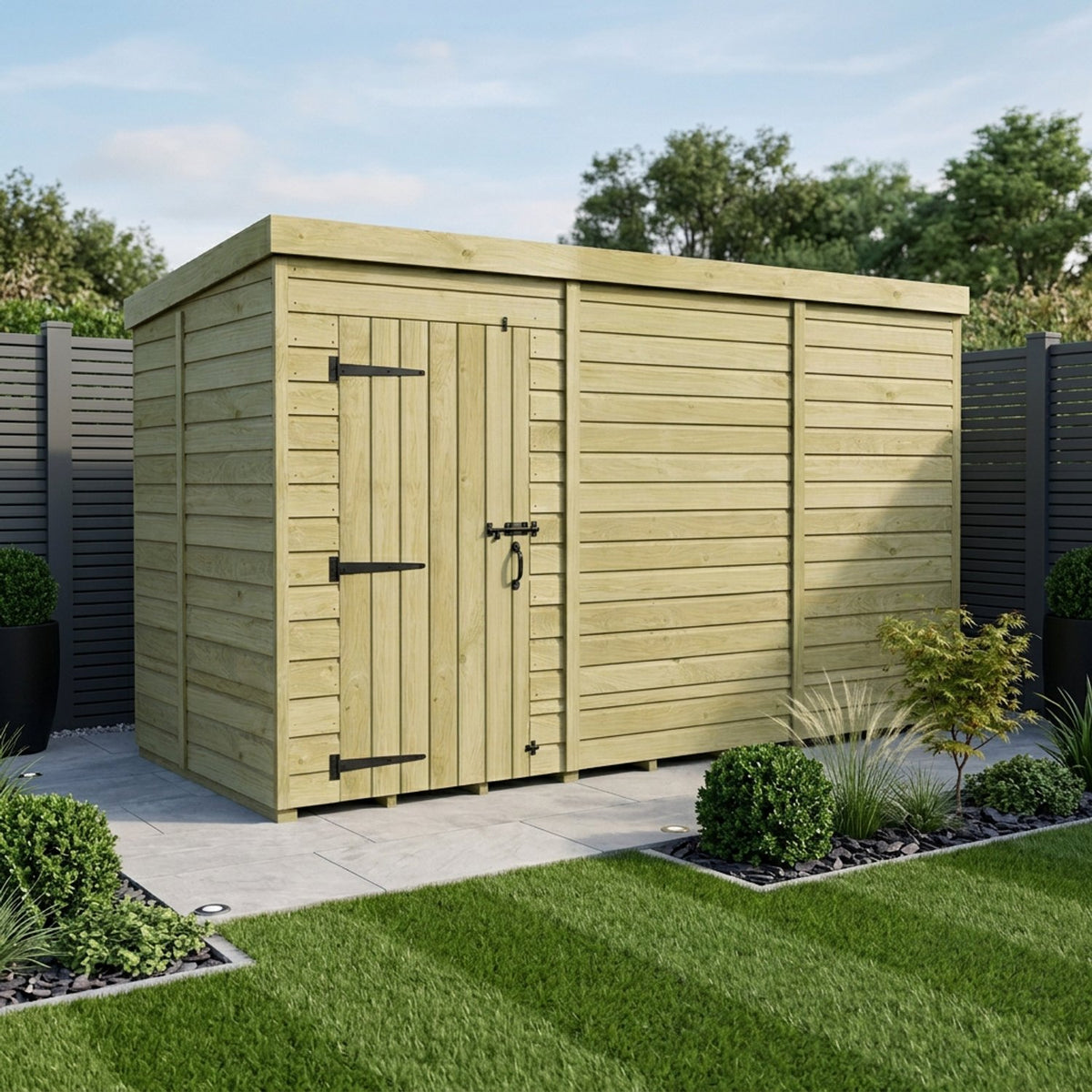 DIY Sheds – Pent Shed – Single Door – view 19