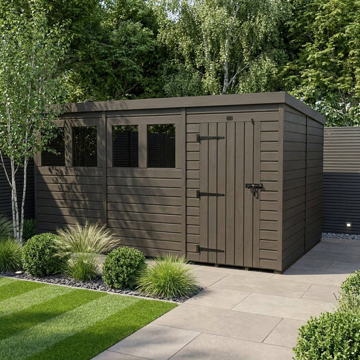 DIY Sheds – Composite Pent Shed – view 40