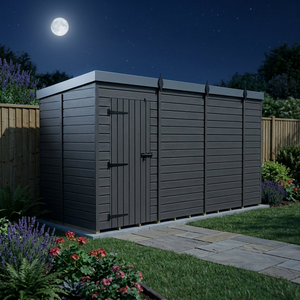 DIY Sheds – Composite Pent Shed – view 61
