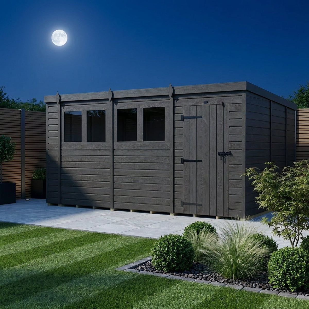 DIY Sheds – Composite Pent Shed – view 84
