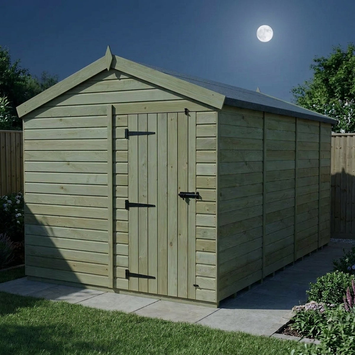 DIY Sheds – Apex Shed – Single Door – view 177