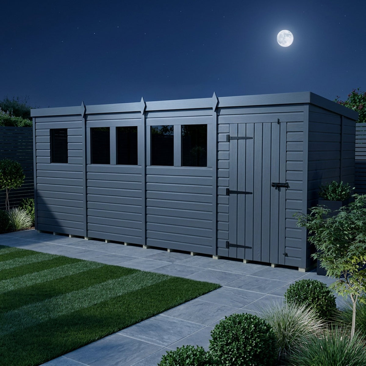 DIY Sheds – Composite Pent Shed – view 108