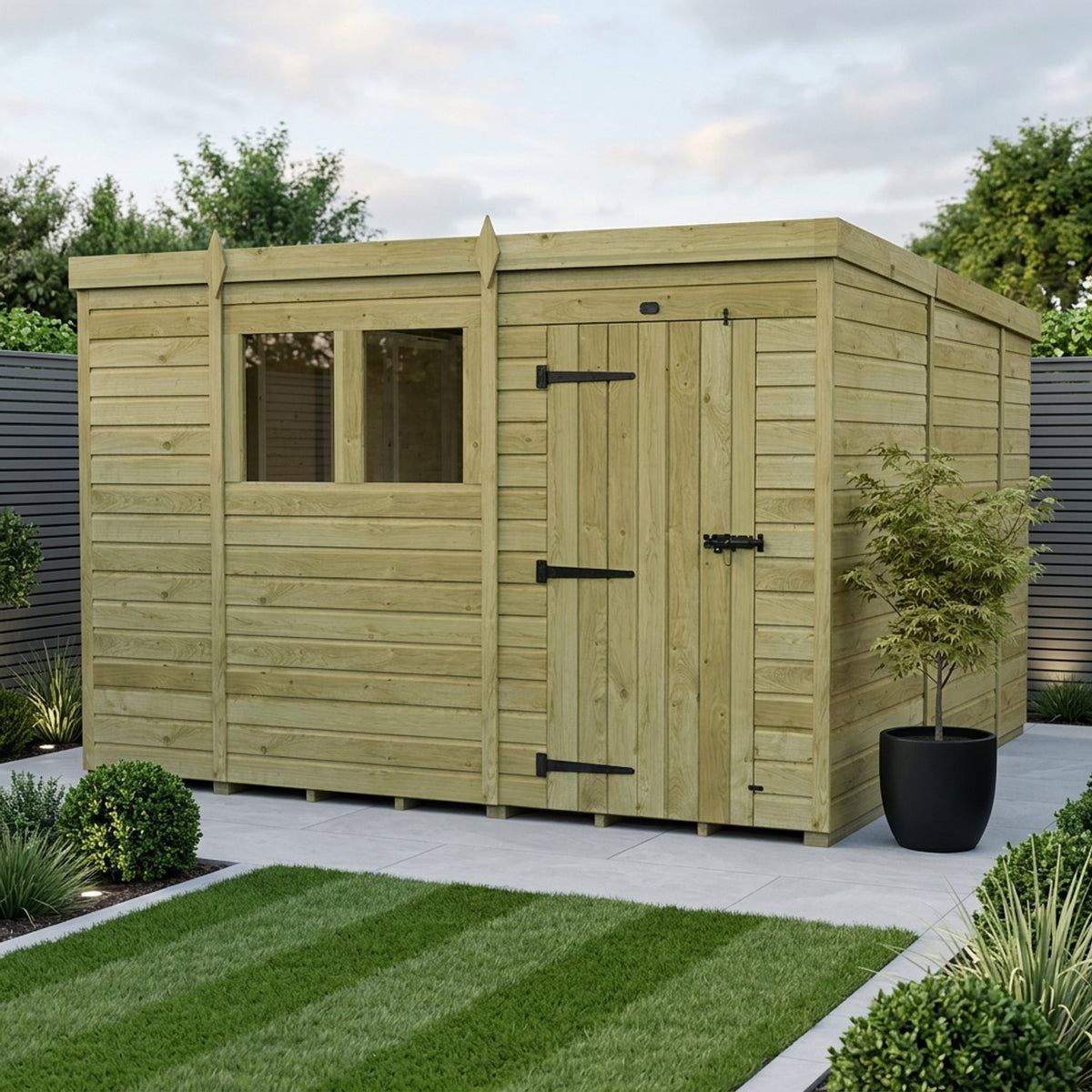 DIY Sheds – Pent Shed – Single Door