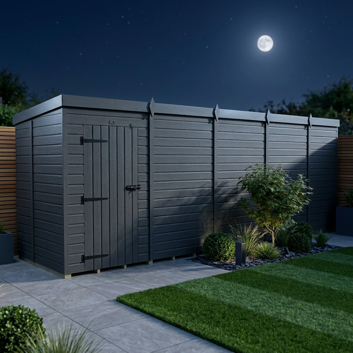 DIY Sheds – Composite Pent Shed – view 131