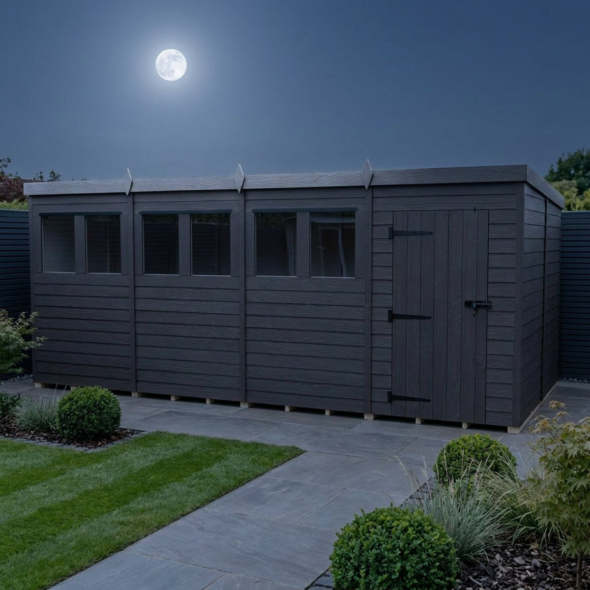 DIY Sheds – Composite Pent Shed – view 96