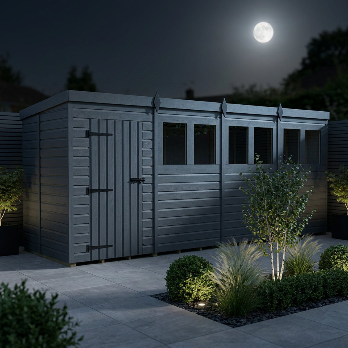 DIY Sheds – Composite Pent Shed – view 90