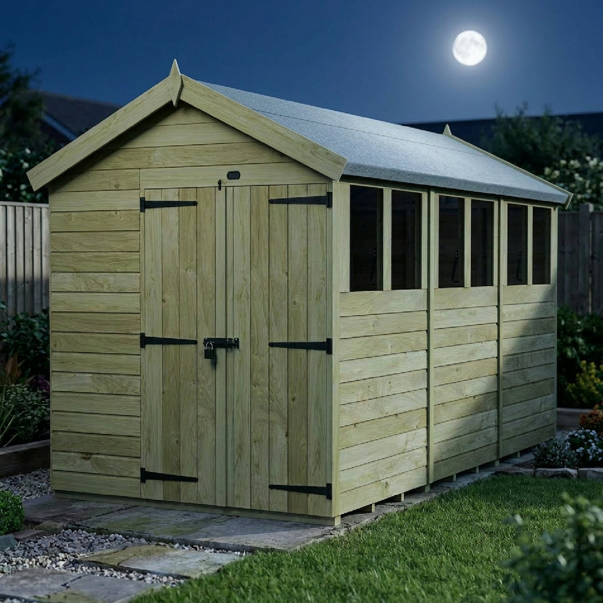 DIY Sheds – Apex Shed – Double Door – view 58