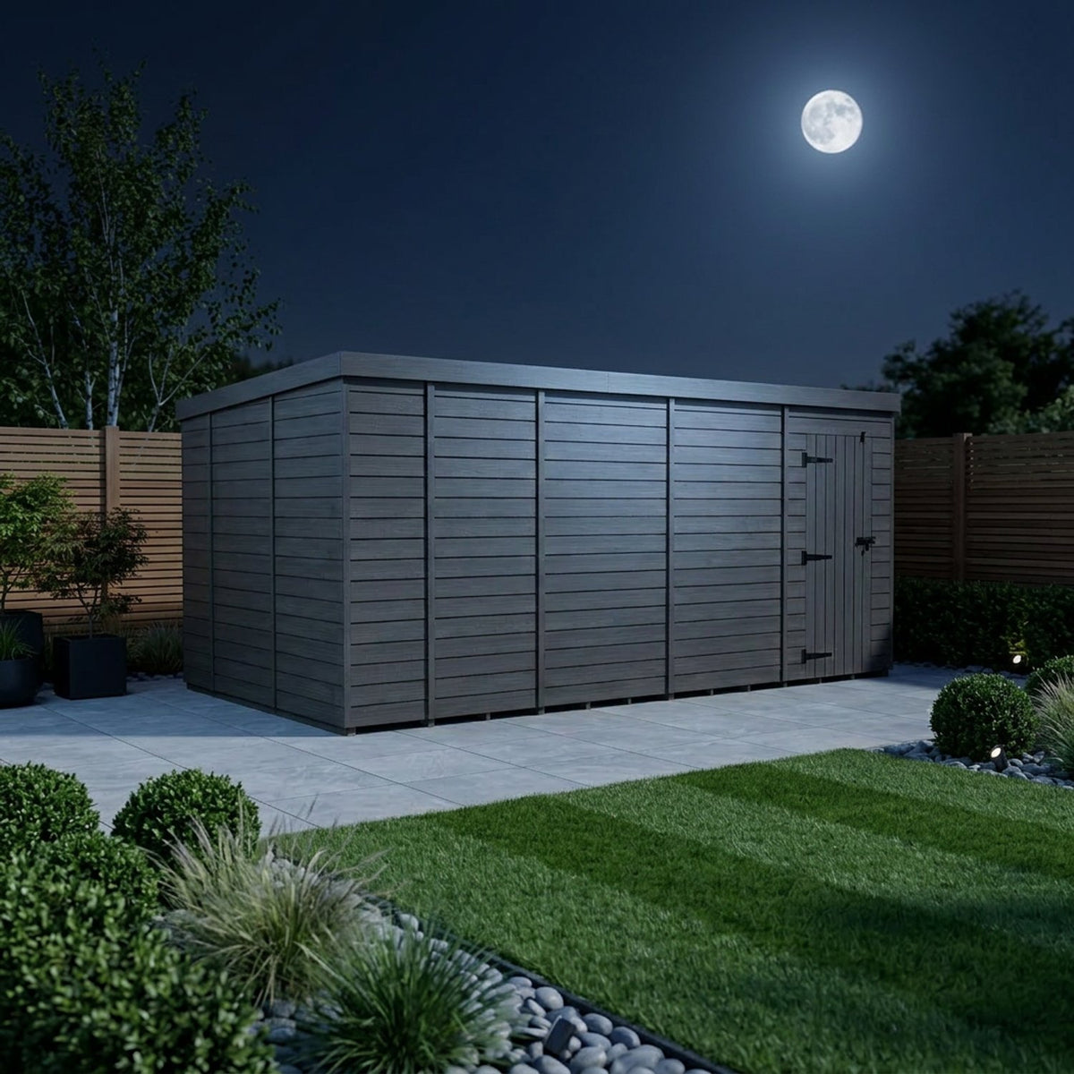 DIY Sheds – Composite Pent Shed – view 99