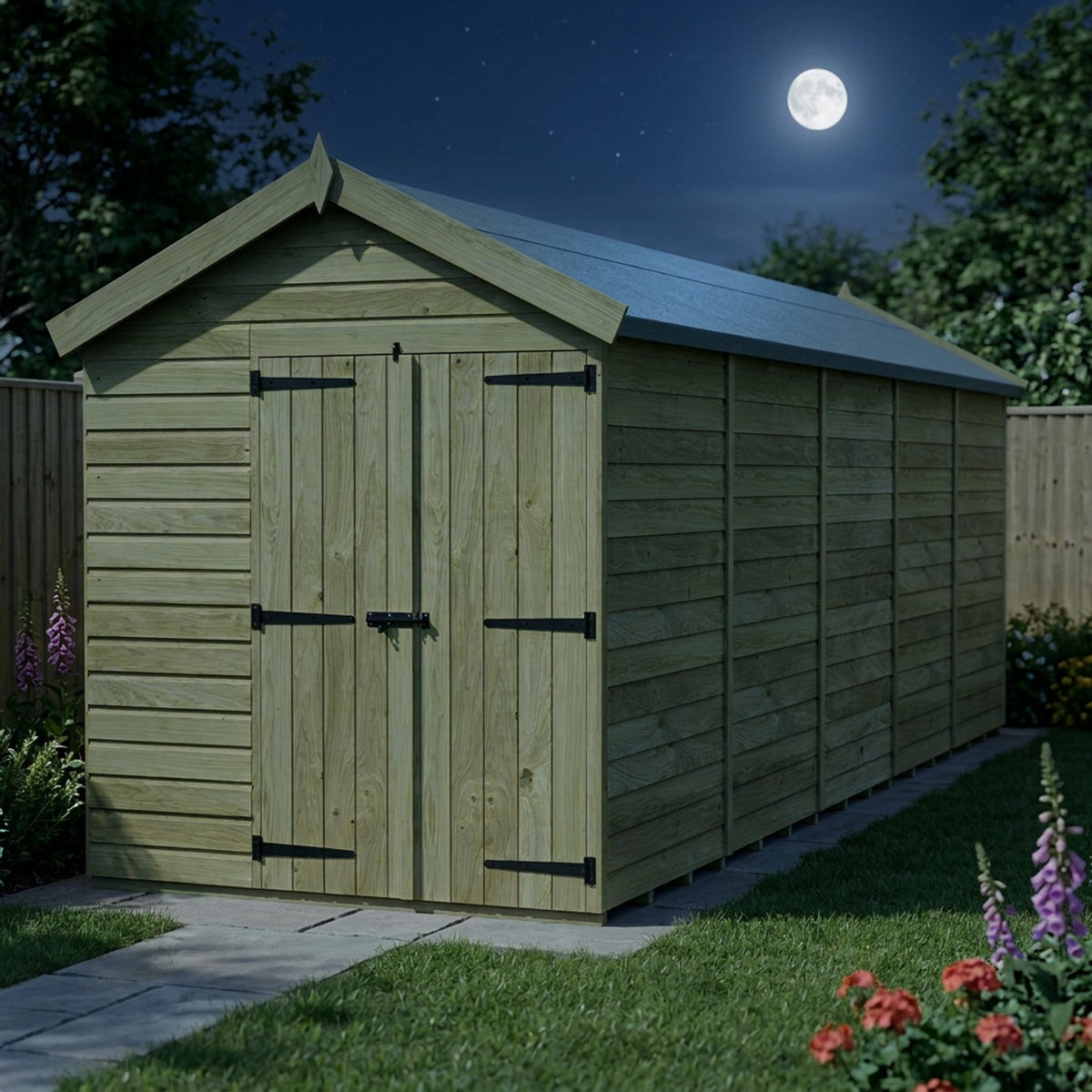 DIY Sheds – Apex Shed – Double Door – view 105