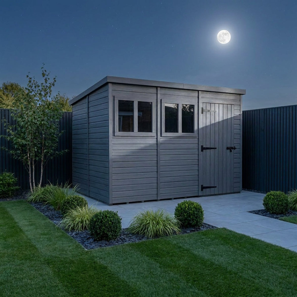 DIY Sheds – Composite Pent Shed – view 42