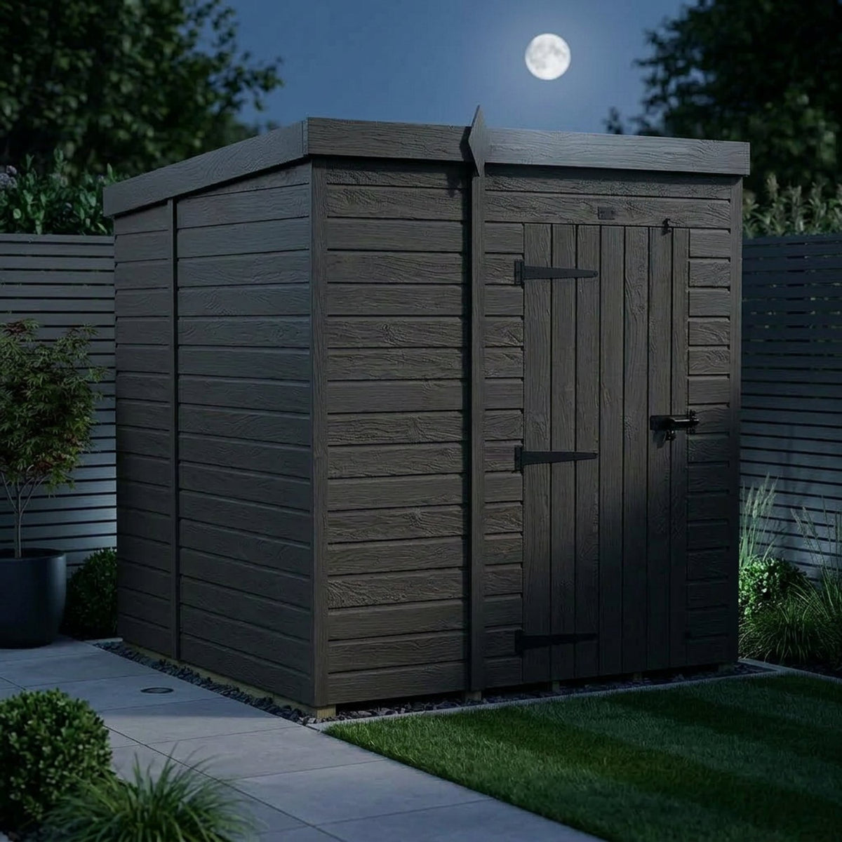 DIY Sheds – Composite Pent Shed – view 189