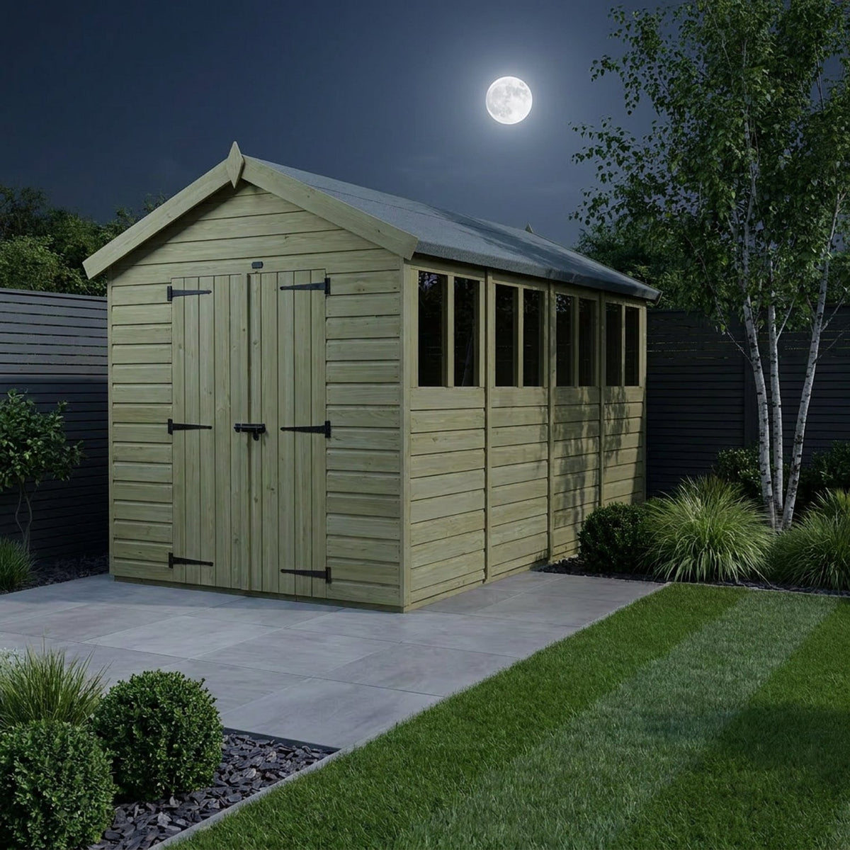 DIY Sheds – Apex Shed – Double Door – view 66