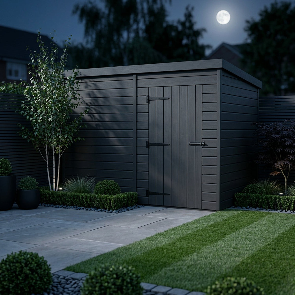 DIY Sheds – Composite Pent Shed
