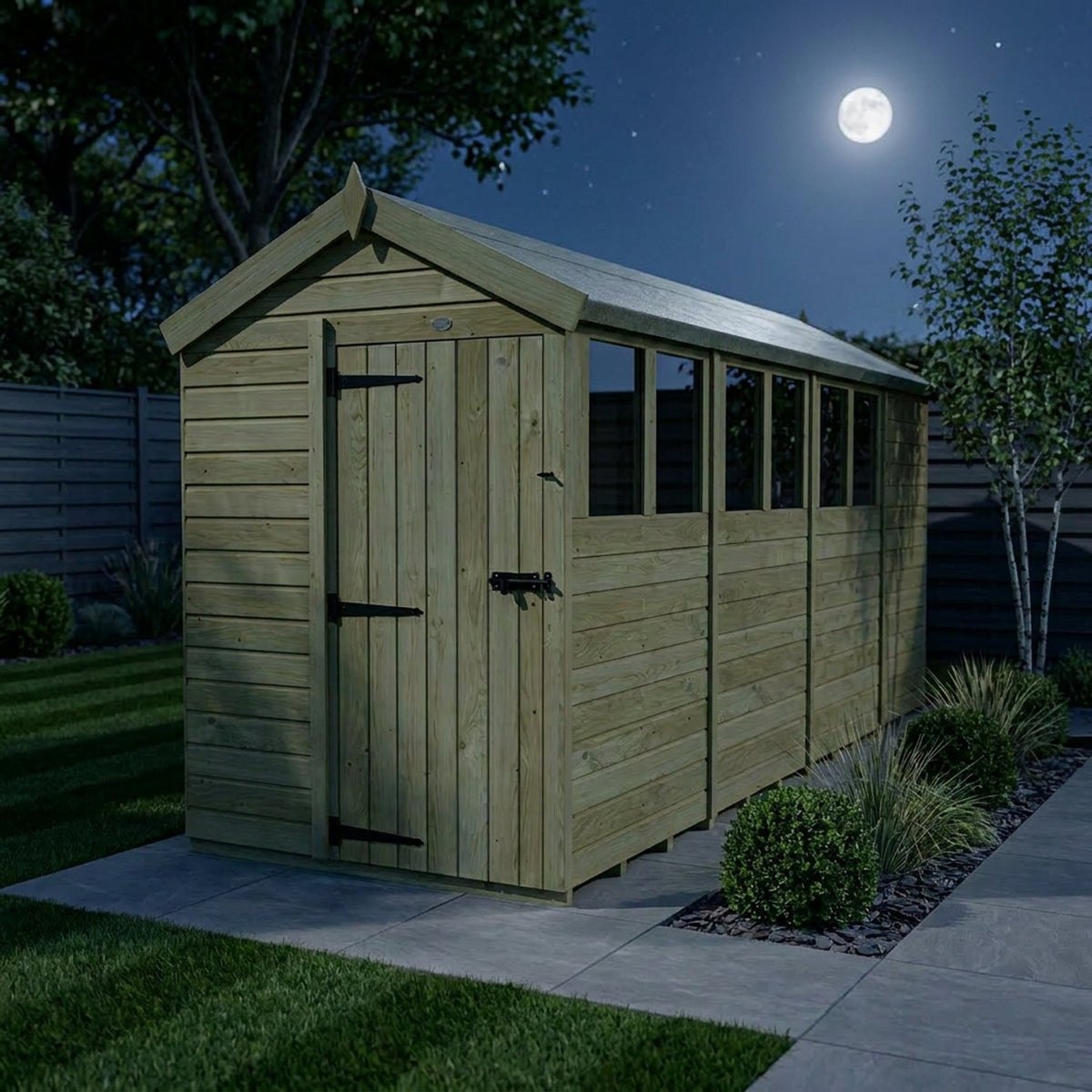 DIY Sheds – Apex Shed – Single Door – view 78