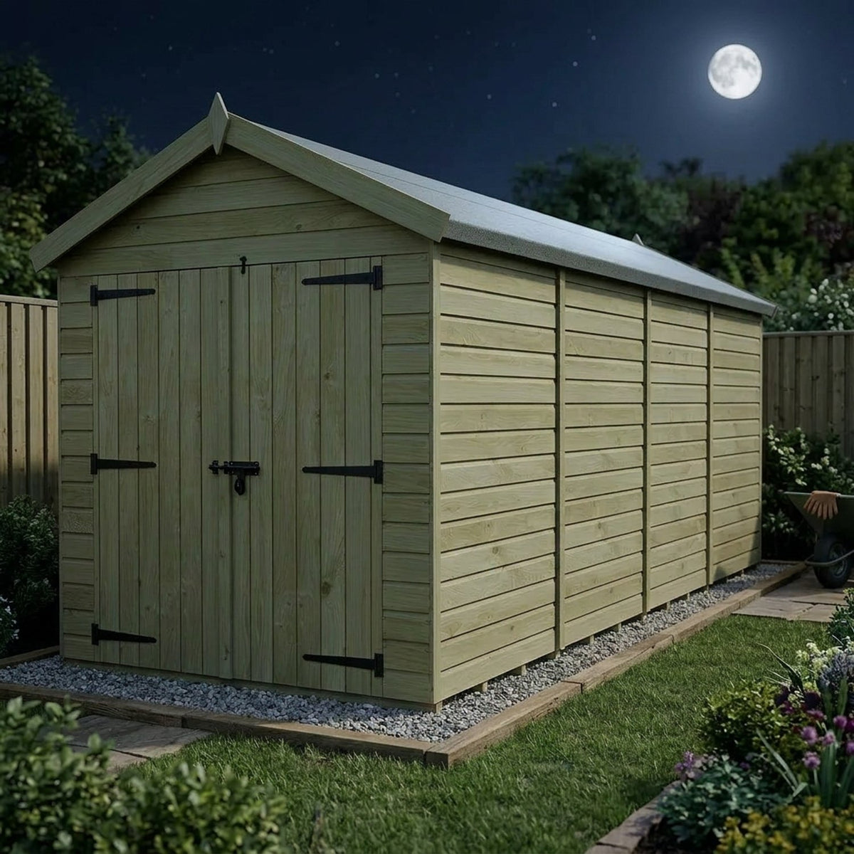 DIY Sheds – Apex Shed – Double Door – view 73