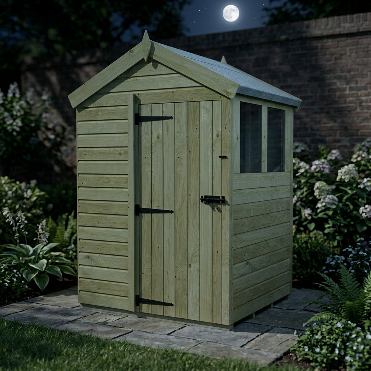 DIY Sheds – Apex Shed – Single Door – view 90