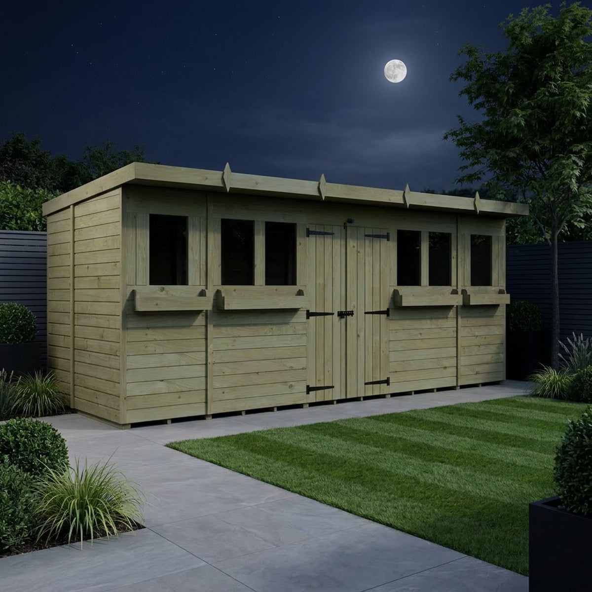 DIY Sheds – Pent Summer Shed