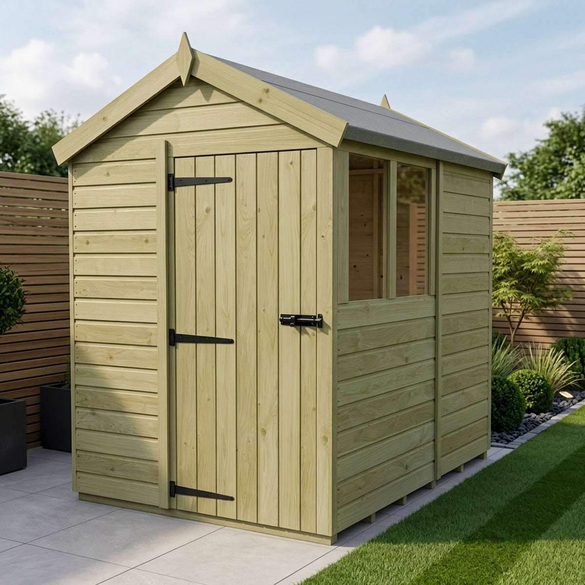 DIY Sheds – Apex Shed – Single Door – view 96