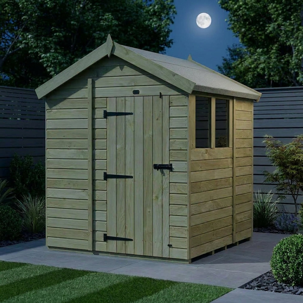 DIY Sheds – Apex Shed – Single Door – view 128