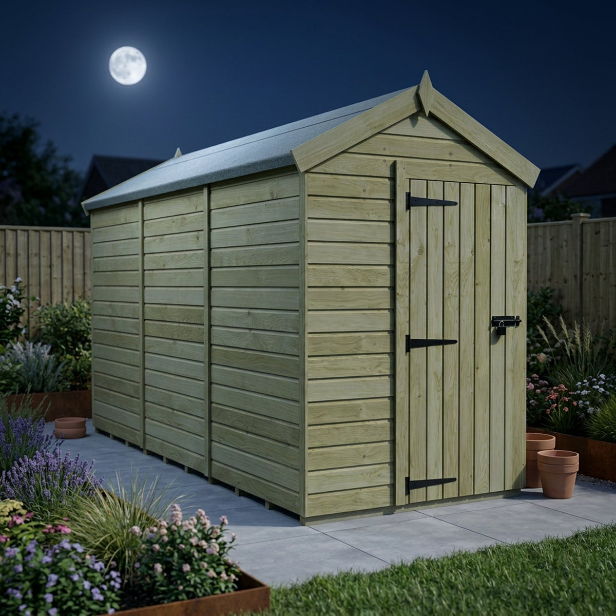 DIY Sheds – Apex Shed – Single Door – view 71