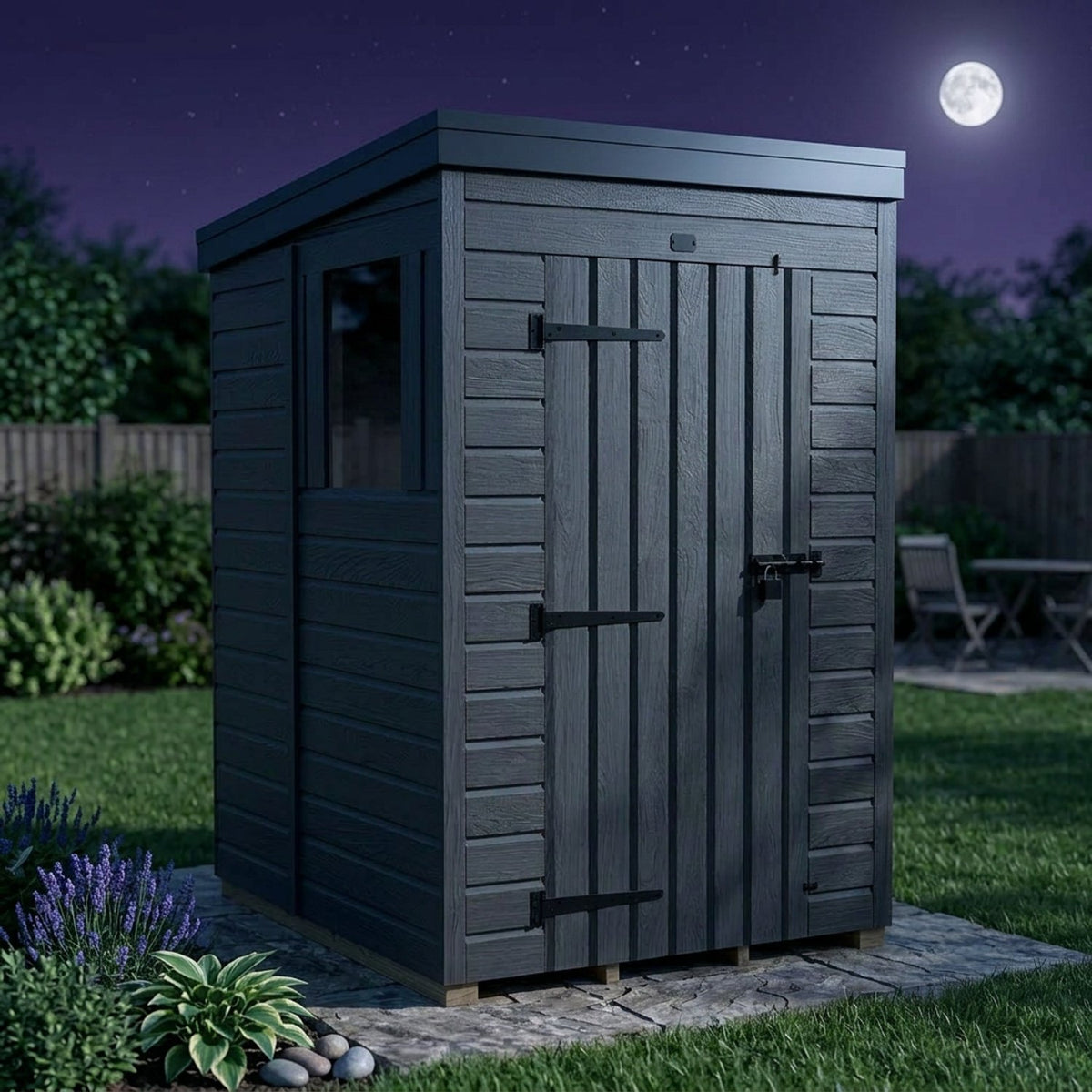 DIY Sheds – Composite Pent Shed – view 160
