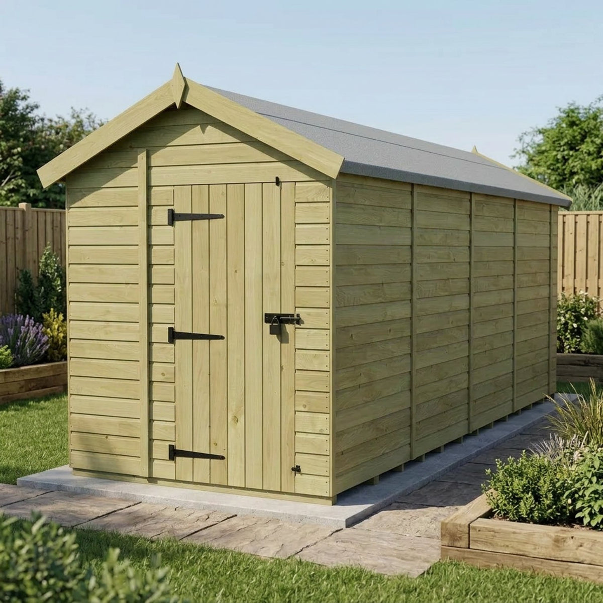 DIY Sheds – Apex Shed – Single Door – view 119