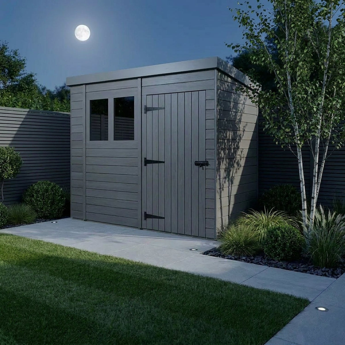 DIY Sheds – Composite Pent Shed – view 26