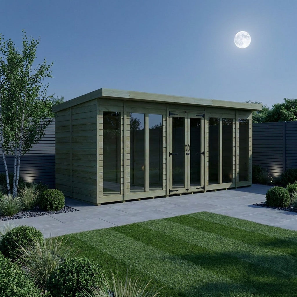 DIY Sheds – Pent Full Glass Summer House