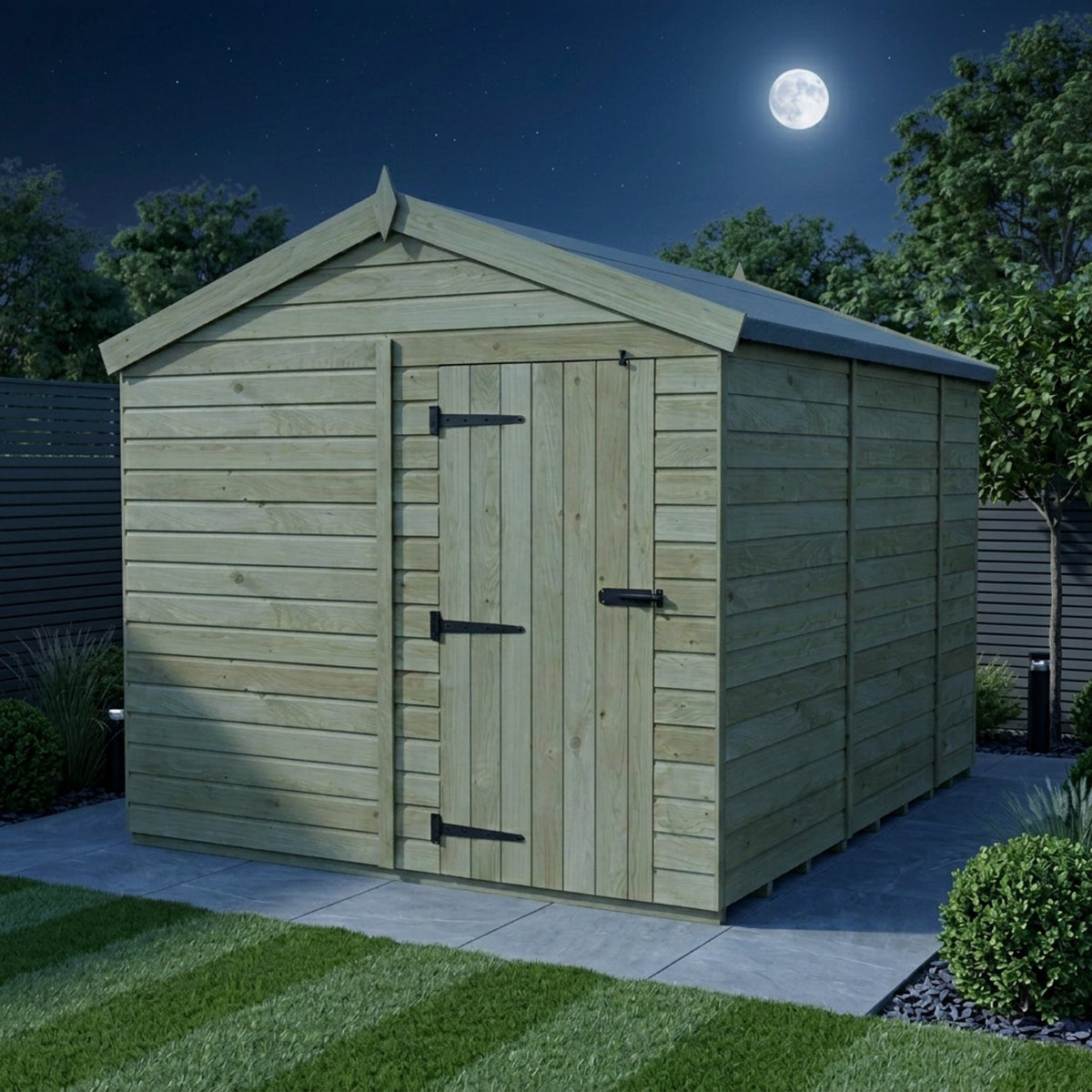 DIY Sheds – Apex Shed – Single Door – view 201