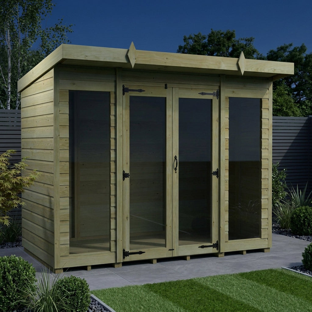 DIY Sheds – Pent Full Glass Summer House