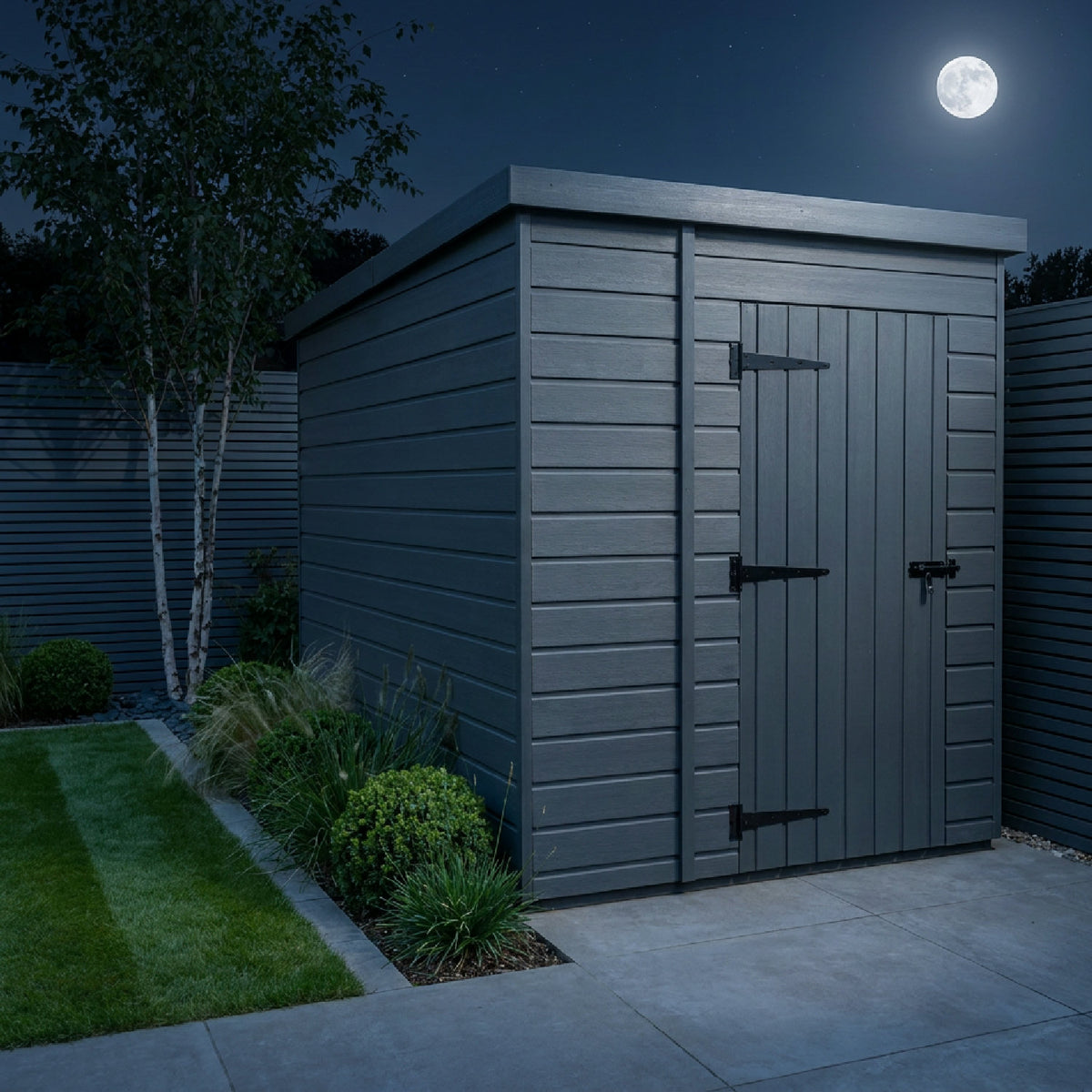 DIY Sheds – Composite Pent Shed – view 179