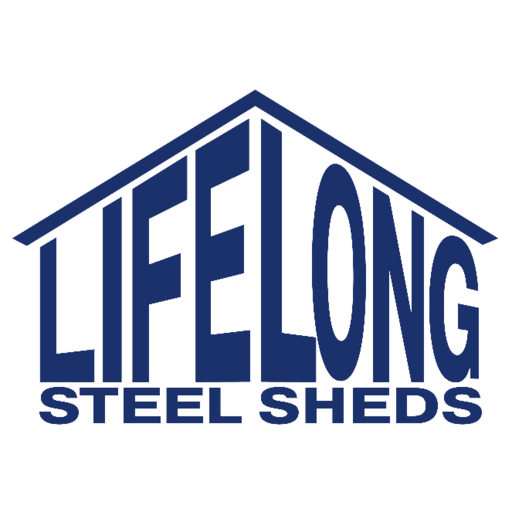 Lifelong Steel Sheds logo