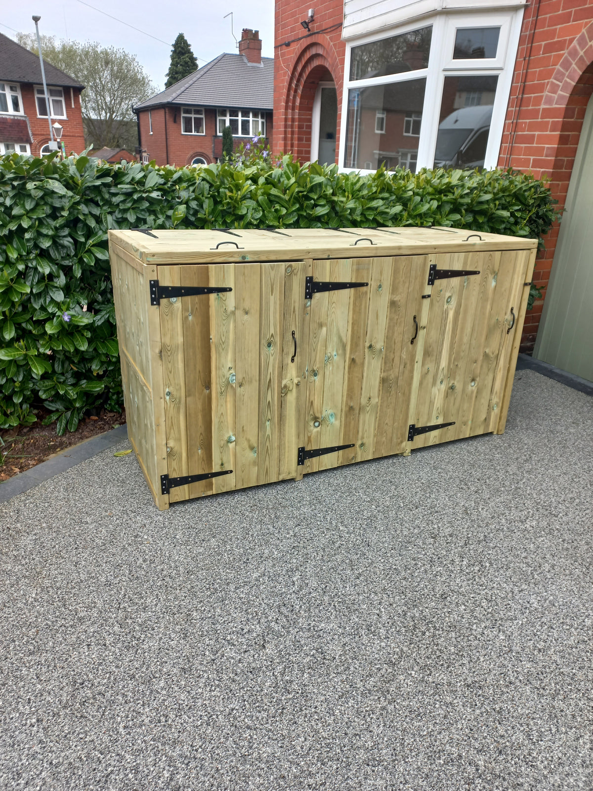 Triple Bin Store – our own Lichfield Garden Buildings range