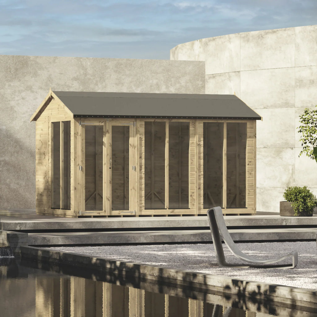 Power Apex Premium Summerhouse – exterior lifestyle view