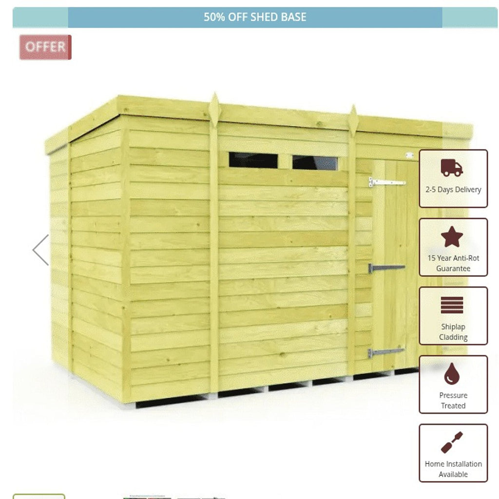DIY Sheds – Security Pent Shed