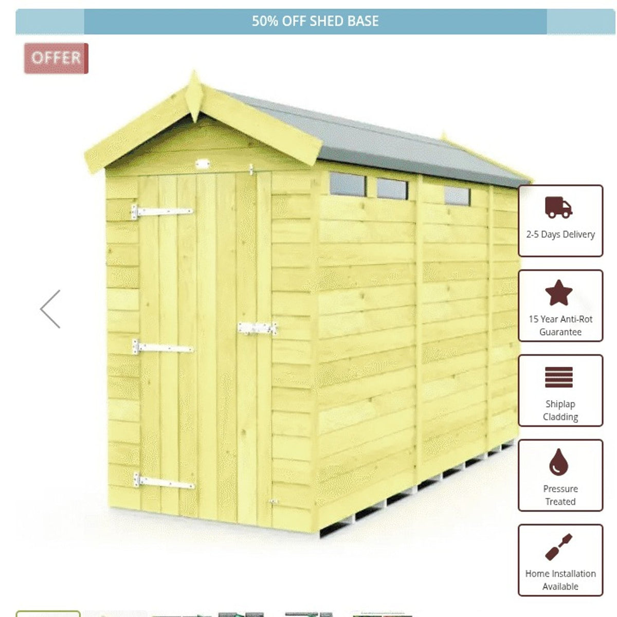 DIY Sheds – Security Apex Shed