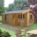 Shire Ringwood log cabin – exterior