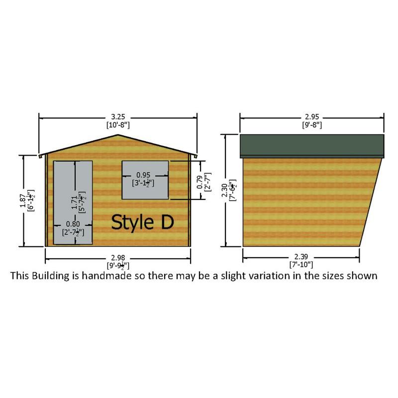 Shire Security Cabin garden shed – image 5
