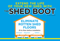 The Shed Boot - plastic shed base kit, pack of 10