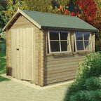 Shire Solway log cabin – 8x10 with optional felt tiles